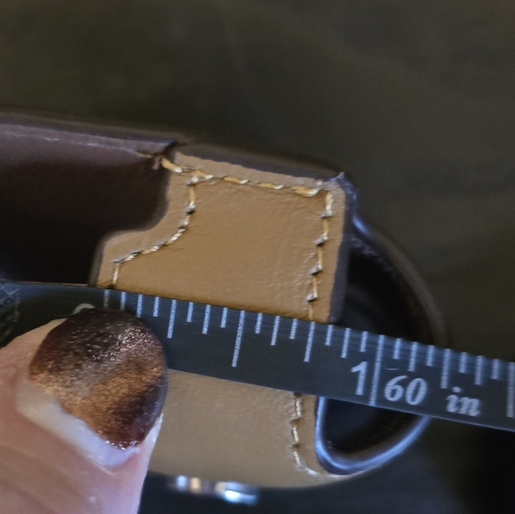 Coach Tan Leather Earbud Case - Picture 8 of 10